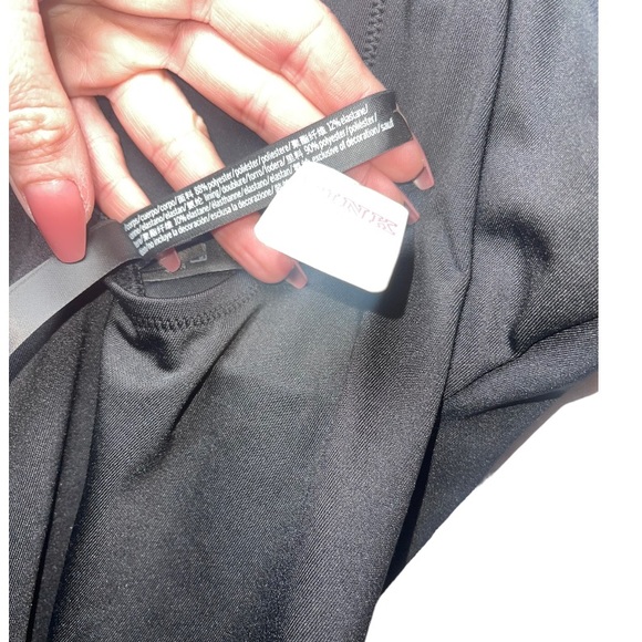 PINK ACTIVE Black One Piece Swimsuit L NWT - Picture 13 of 16